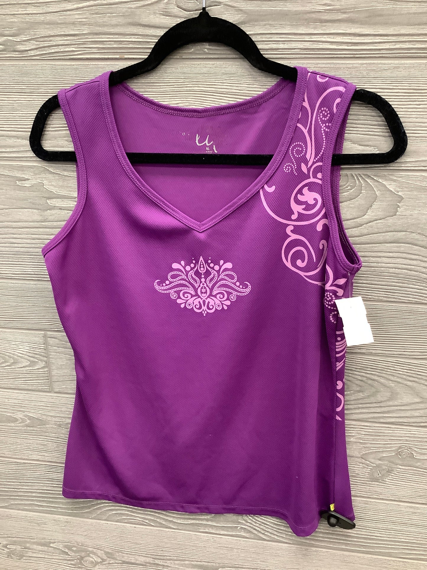 Top Sleeveless By Made For Life In Purple, Size: M