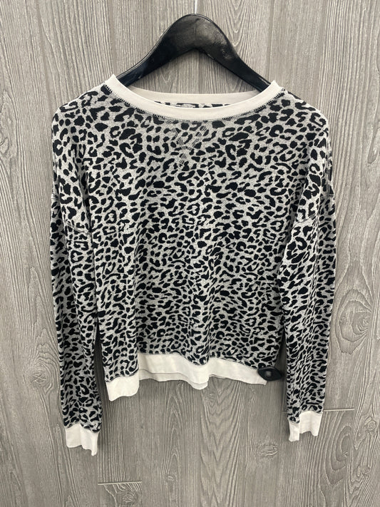 Athletic Top Long Sleeve Collar By Zyia In Animal Print, Size: M