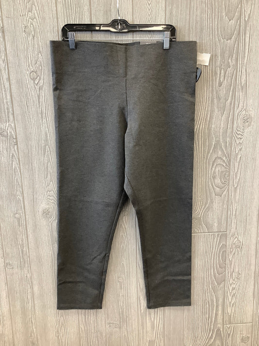 Grey Pants Leggings Worthington, Size Xl