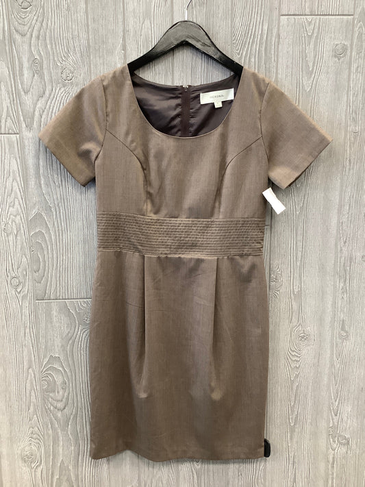 Dress Casual Midi By Merona In Brown, Size: M