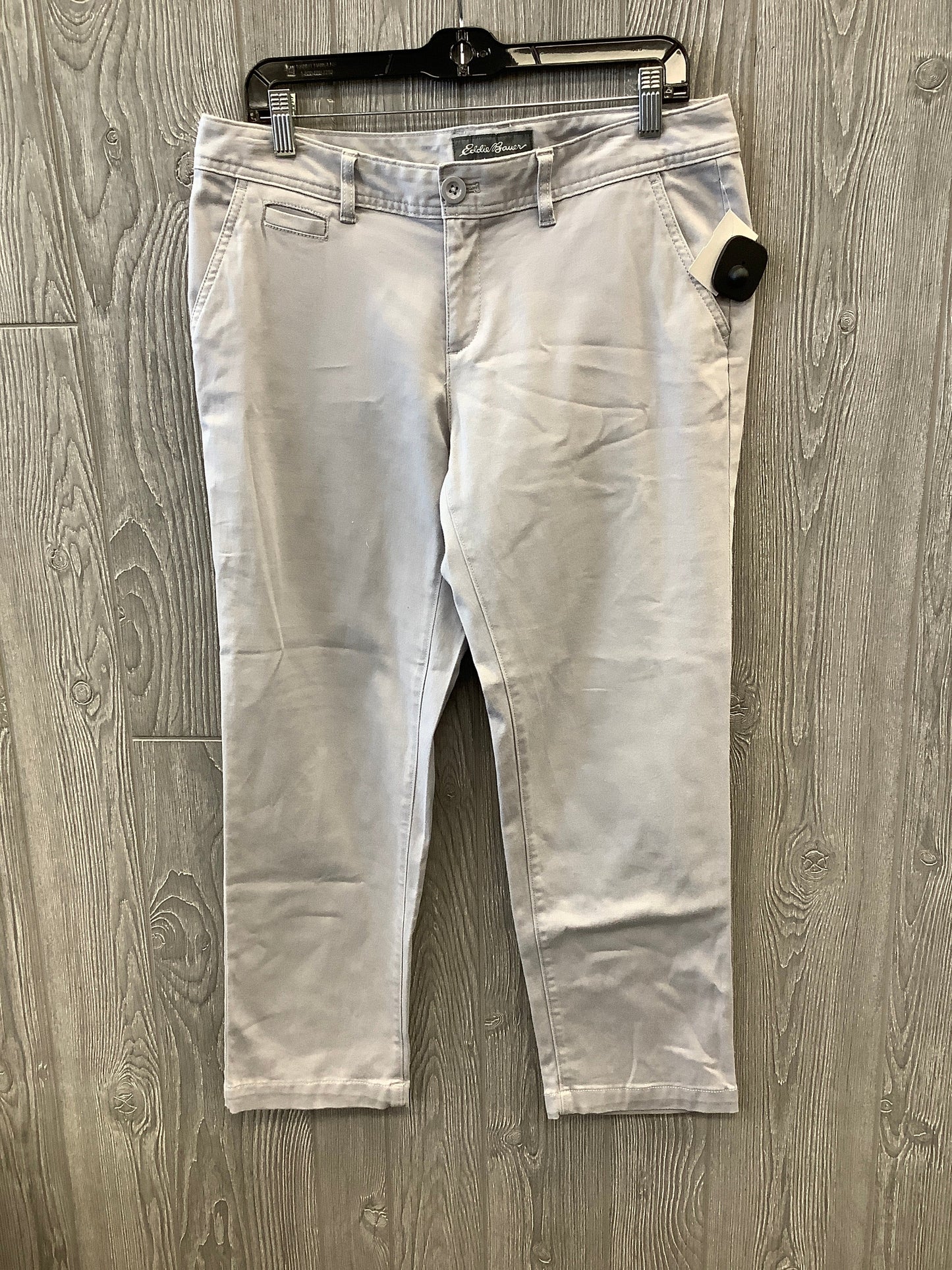 Grey Jeans Straight Eddie Bauer, Size 8