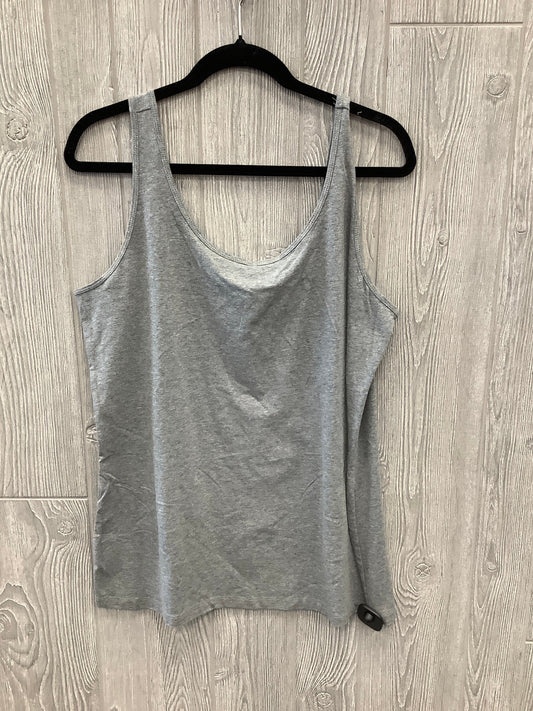 Grey Top Sleeveless Basic Maurices, Size 1x