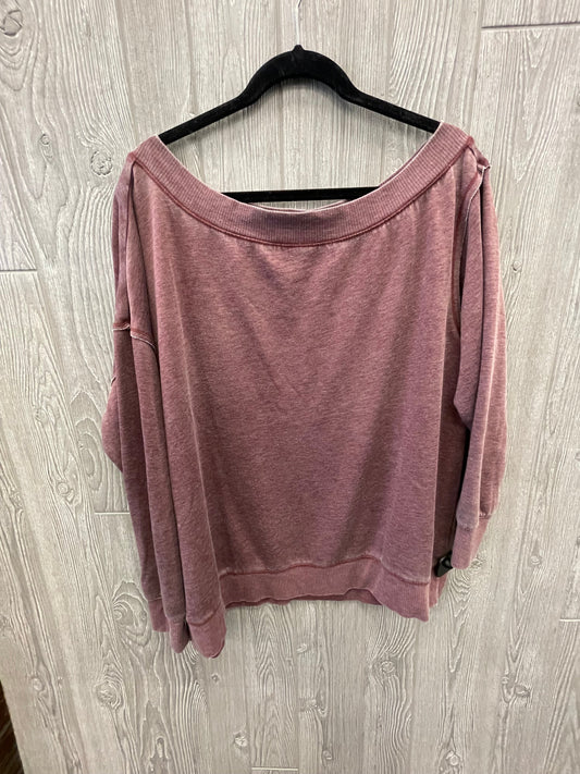 Purple Top Long Sleeve Maurices, Size 1x