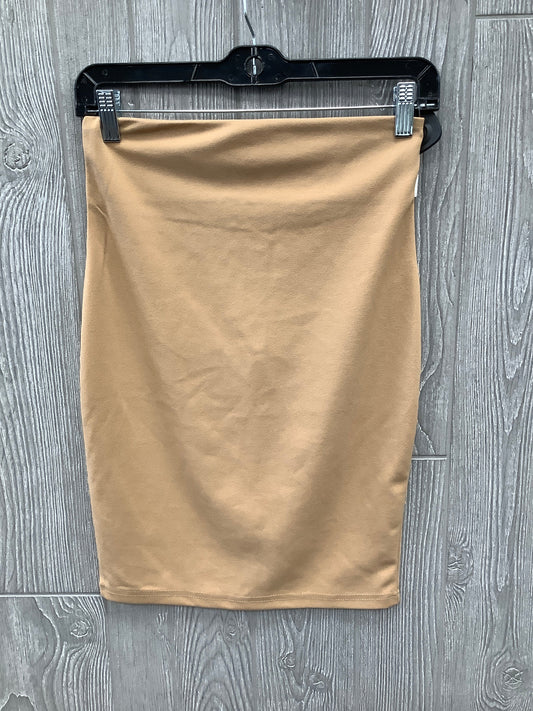 Bronze Skirt Midi Shein, Size 4
