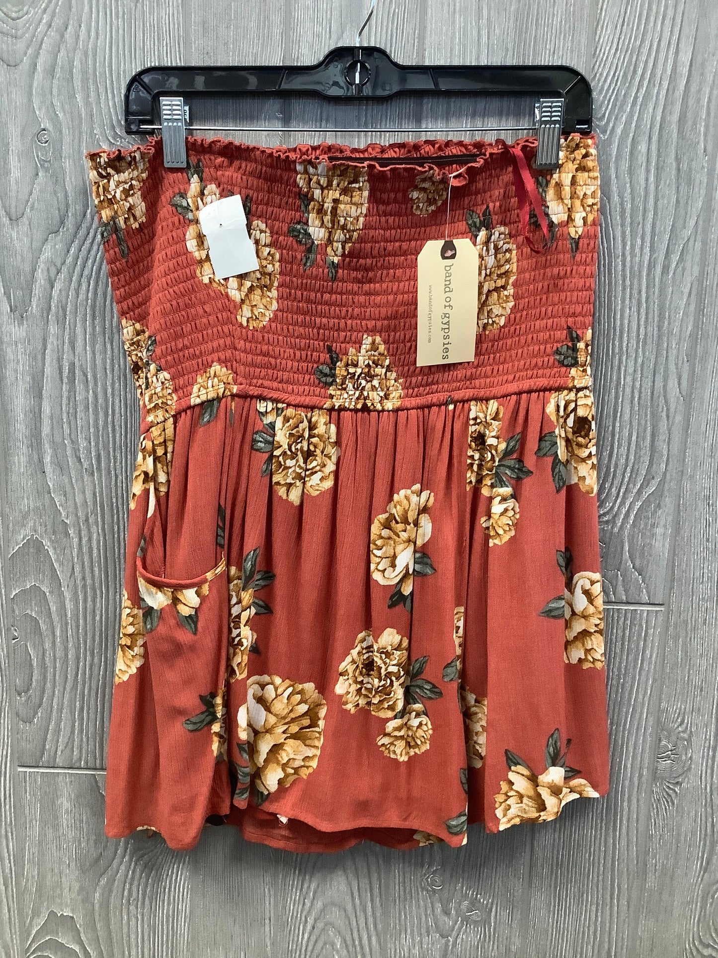 Romper By Band Of Gypsies In Orange, Size: L