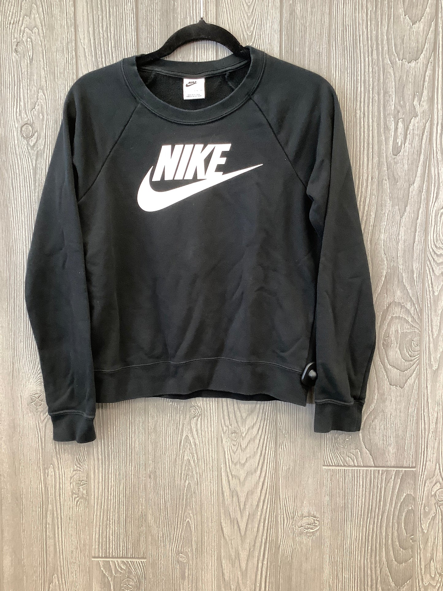 Black Athletic Sweatshirt Collar Nike, Size Xs