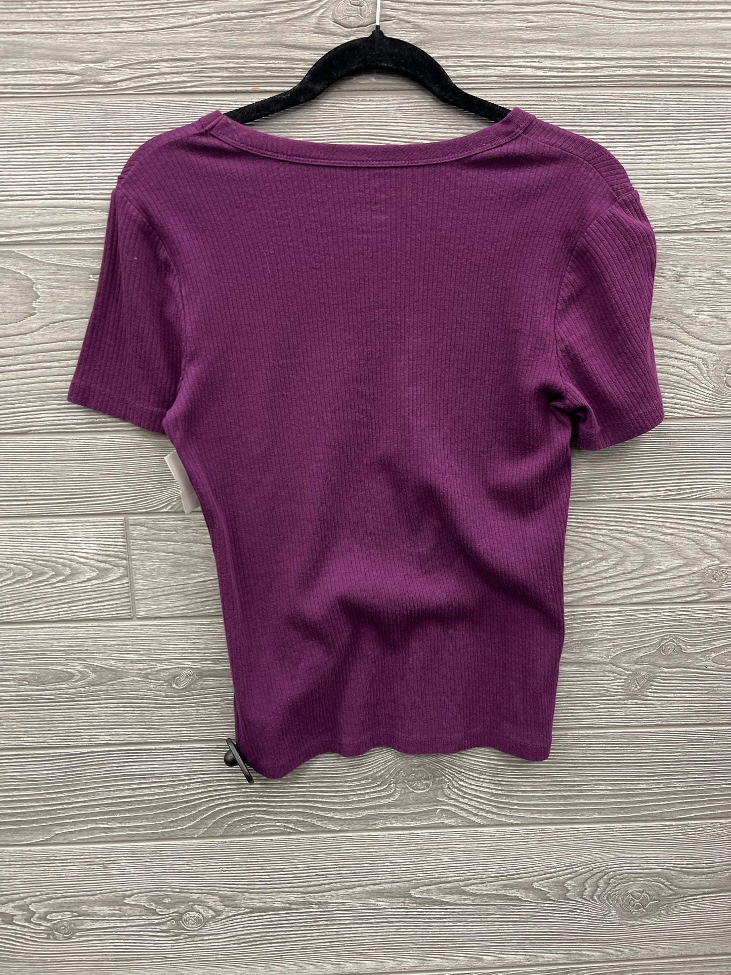 Top Short Sleeve By A New Day In Purple, Size: M