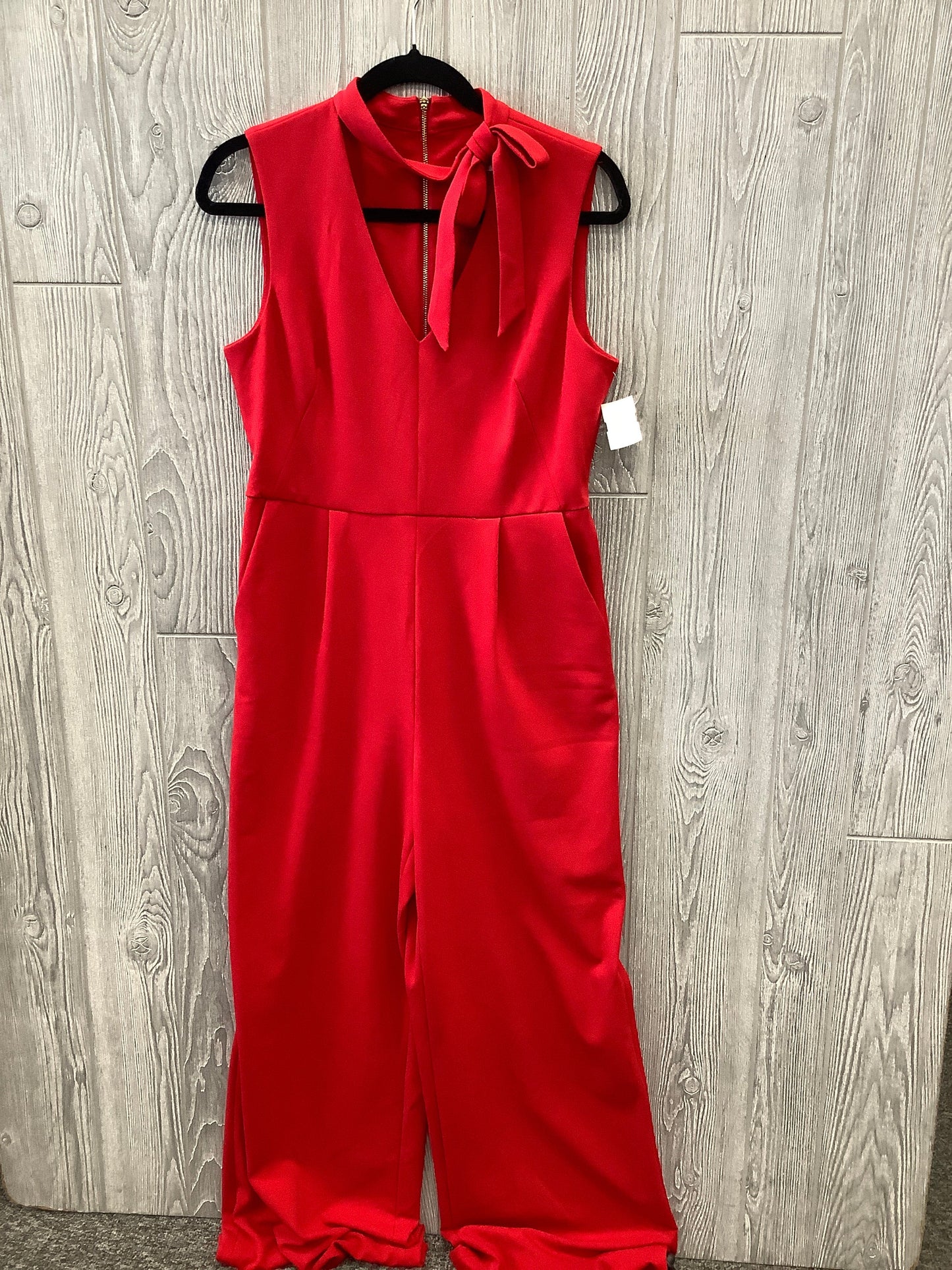 Red Jumpsuit Calvin Klein, Size M