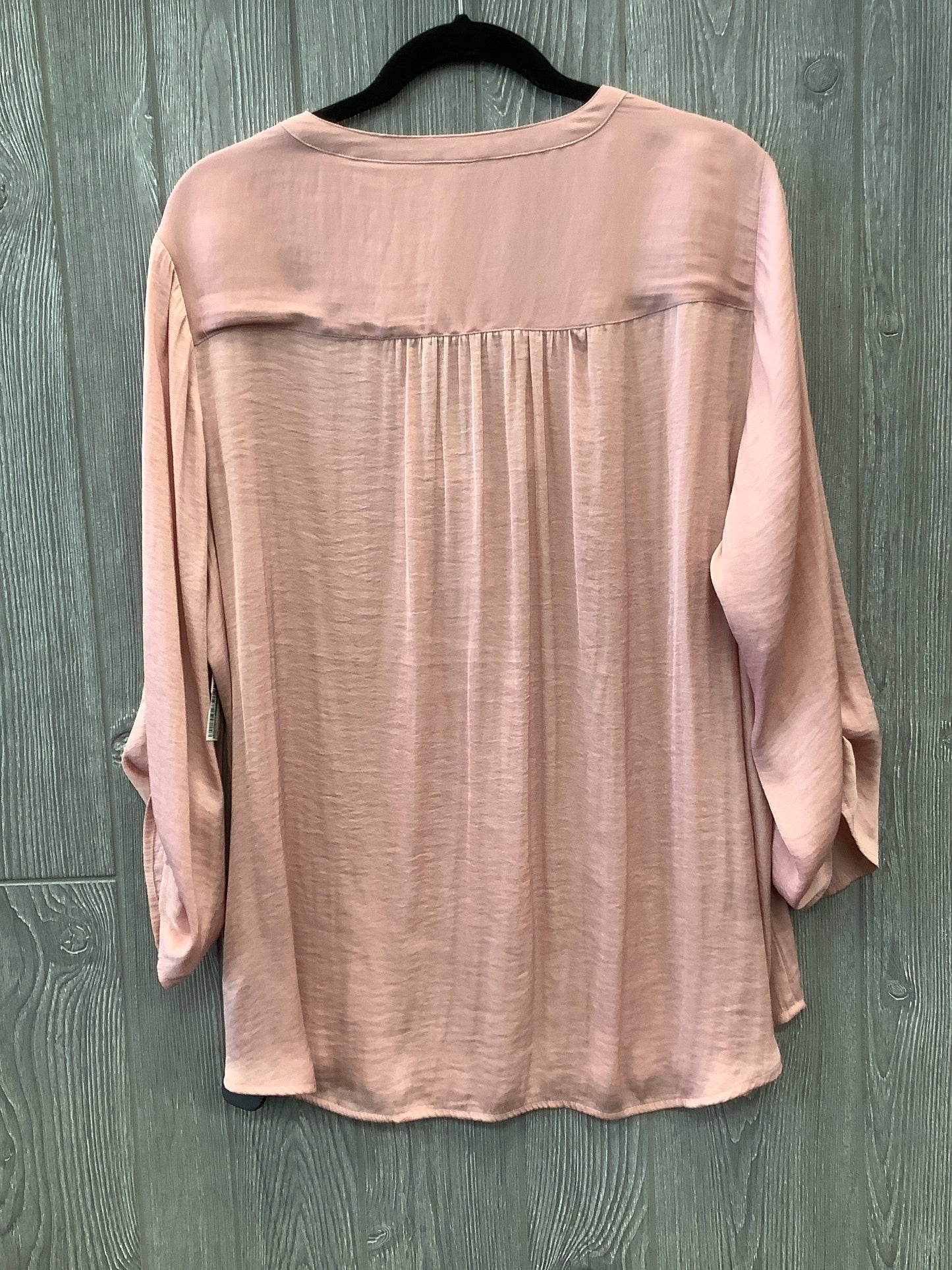 Top Long Sleeve By Maurices In Pink, Size: Xxl