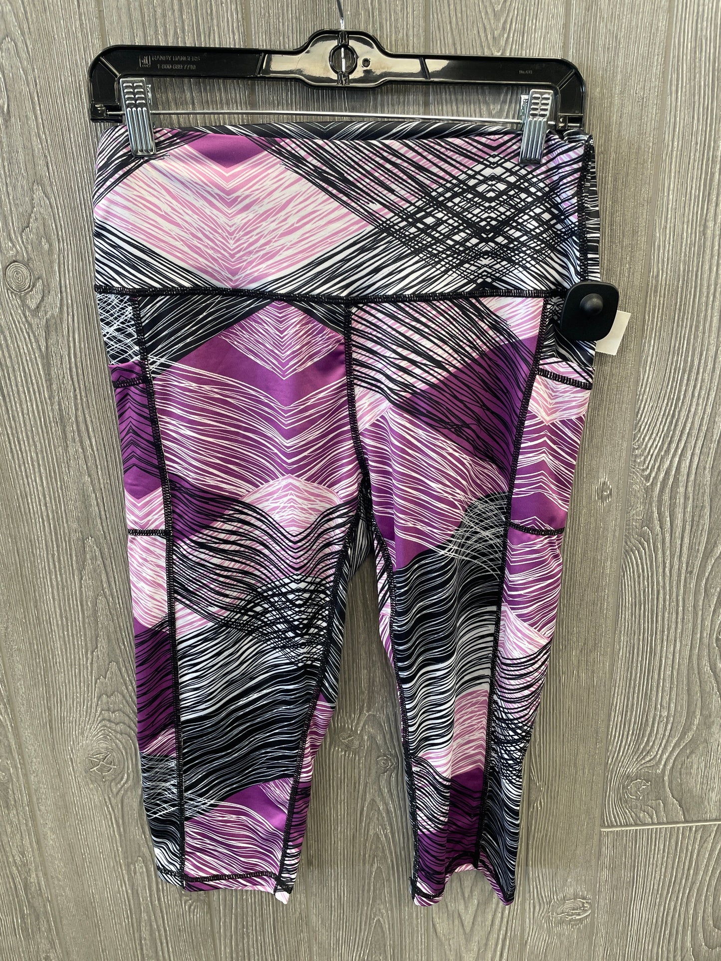 Athletic Capris By Shein In Purple, Size: L