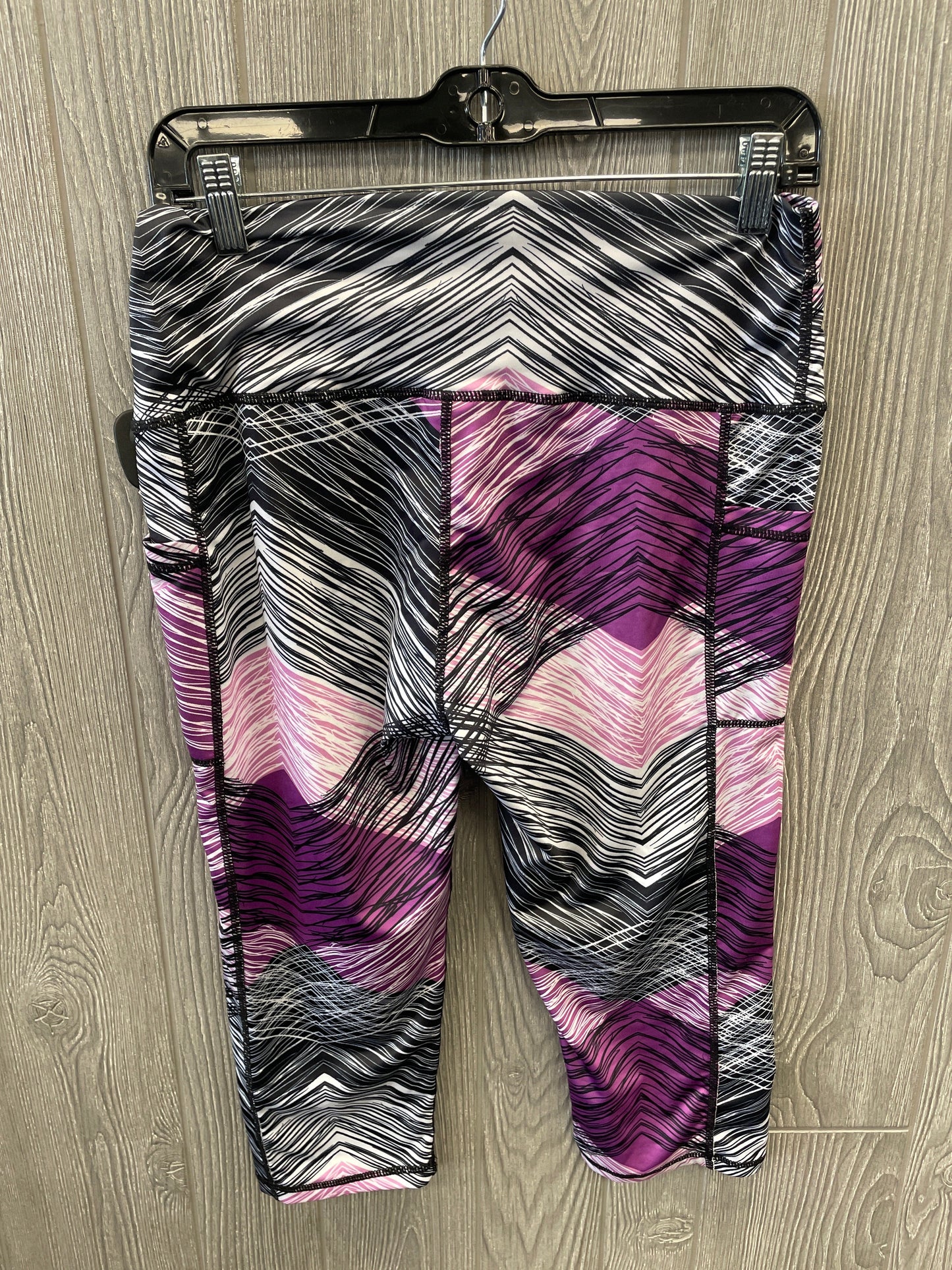 Athletic Capris By Shein In Purple, Size: L