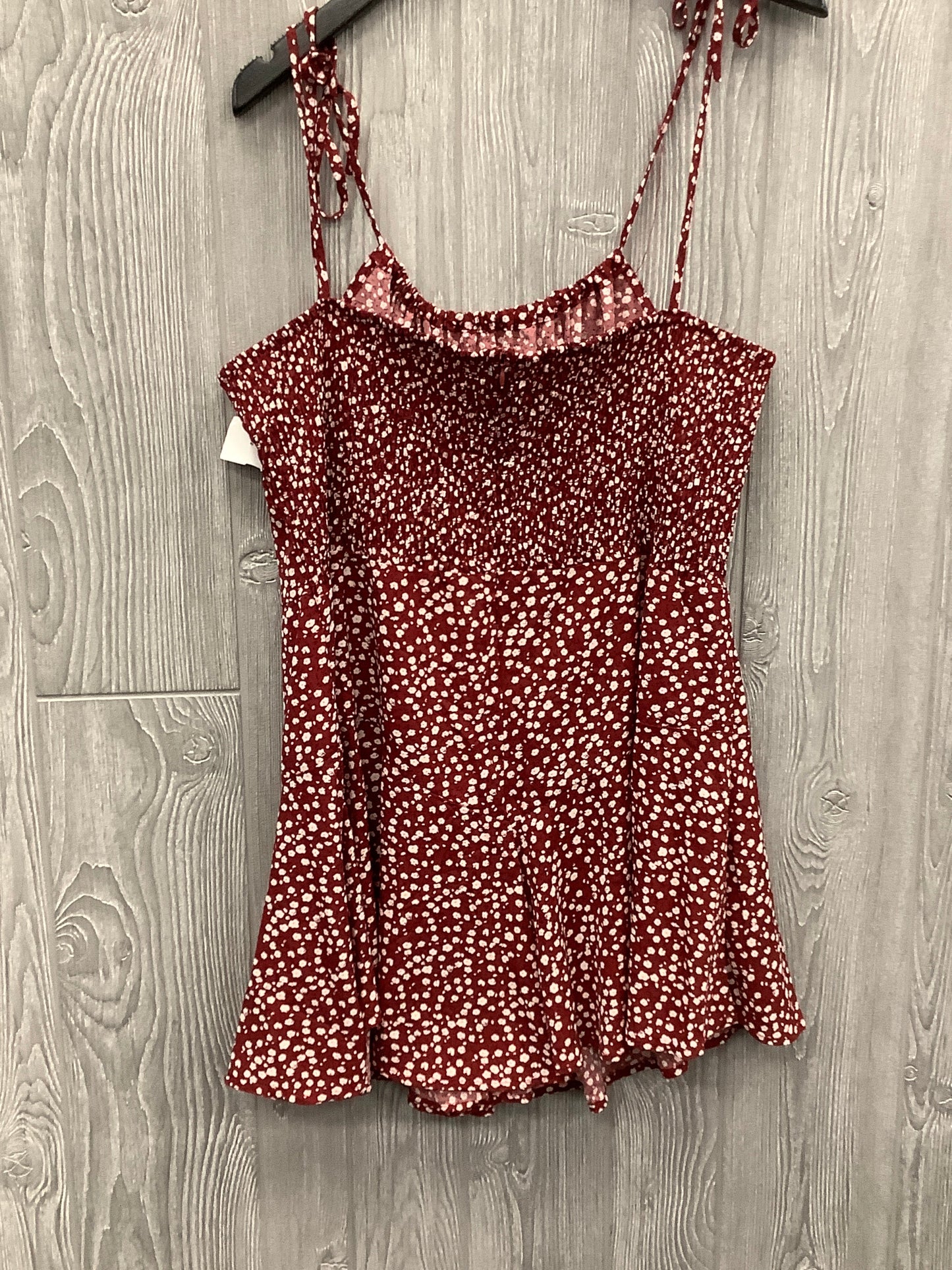 Romper By Clothes Mentor In Red, Size: Xxl