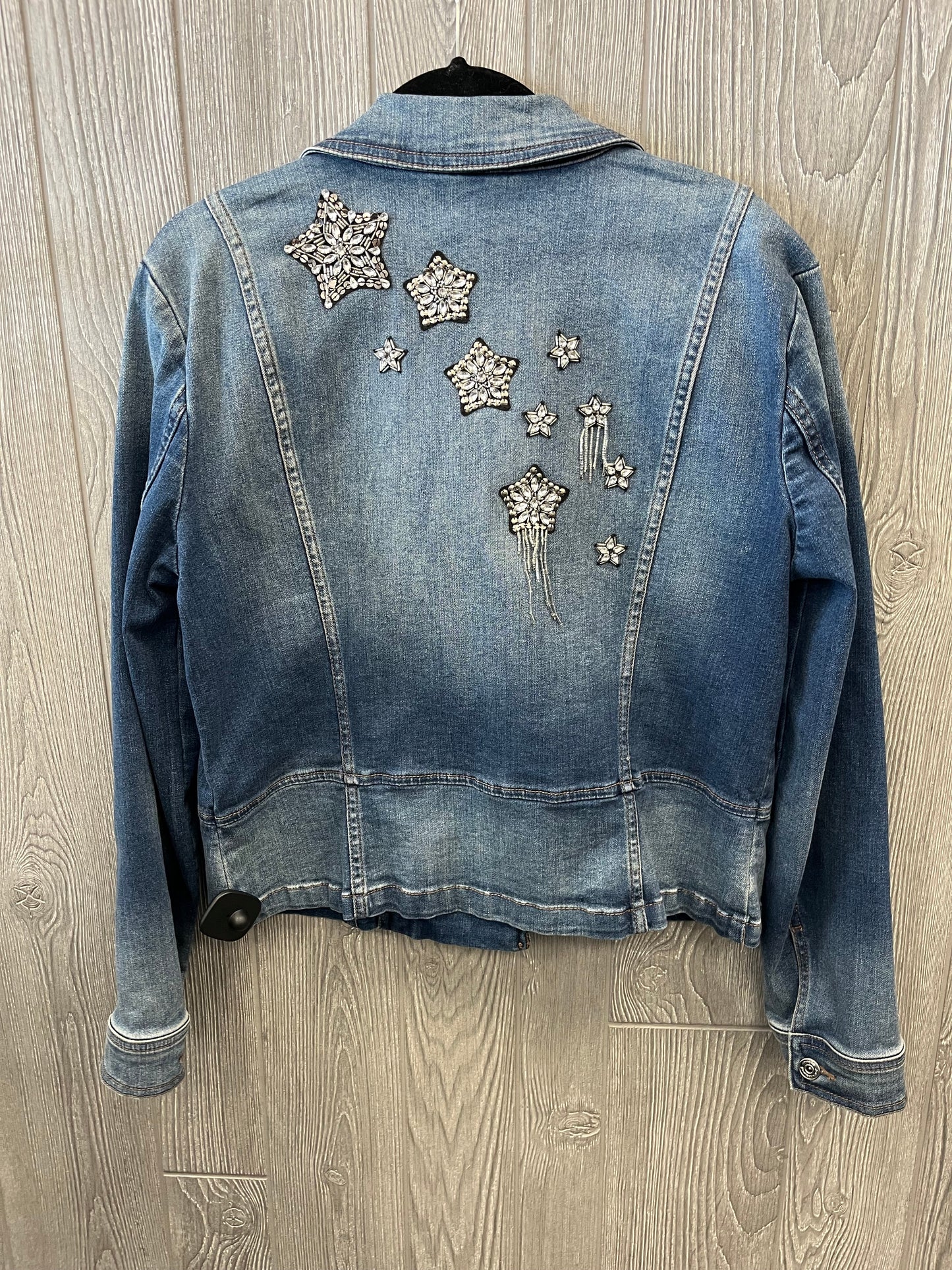 Jacket Denim By Inc In Blue Denim, Size: L