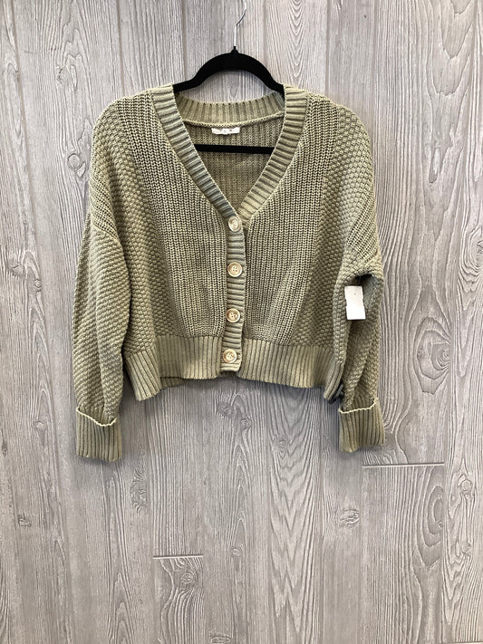 Sweater Cardigan By Maurices In Green, Size: M