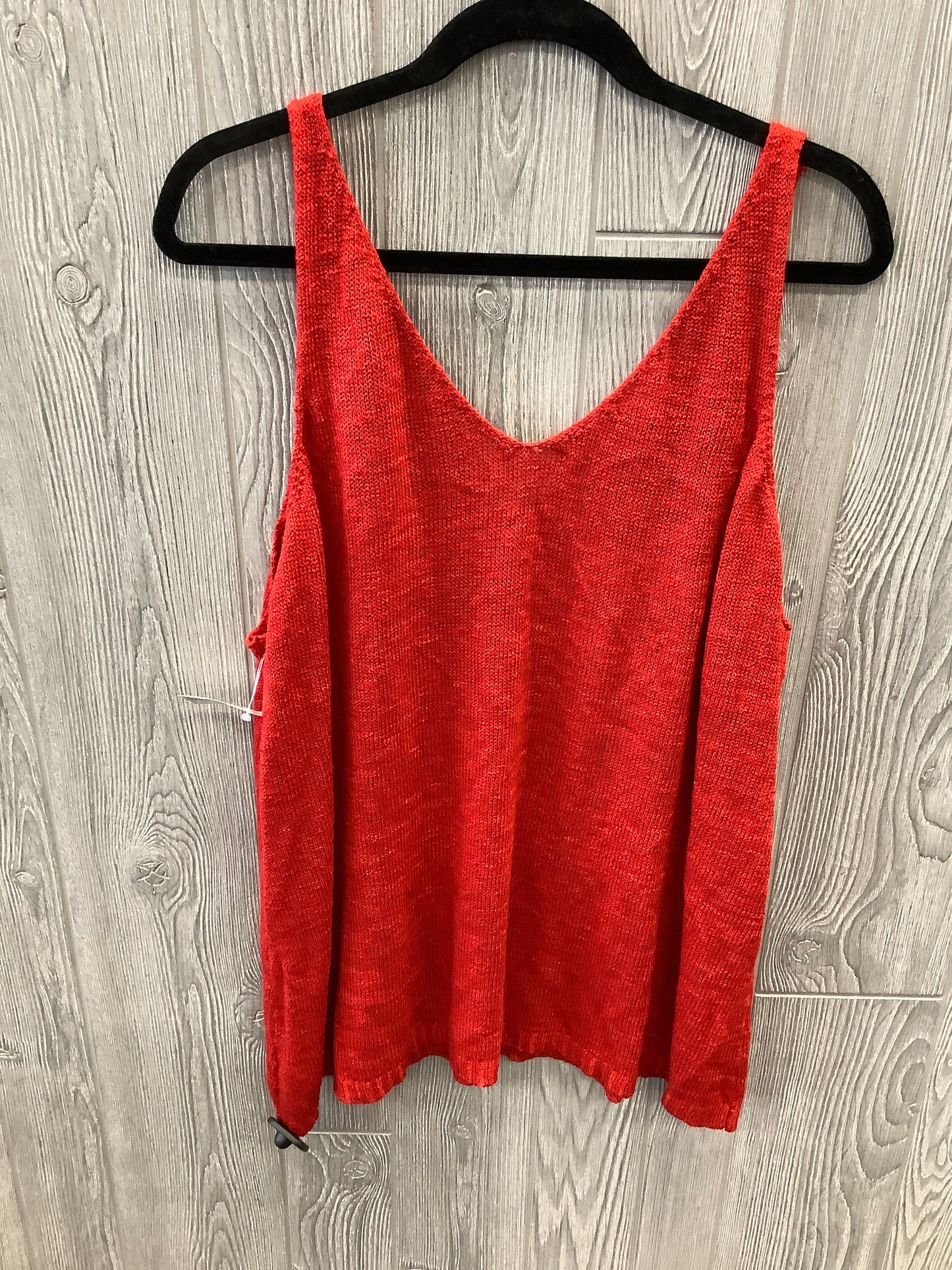 Top Sleeveless By Maurices In Red, Size: 3x