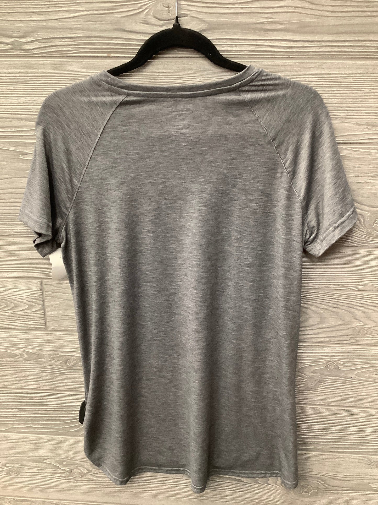 Athletic Top Short Sleeve By Tek Gear In Grey, Size: M