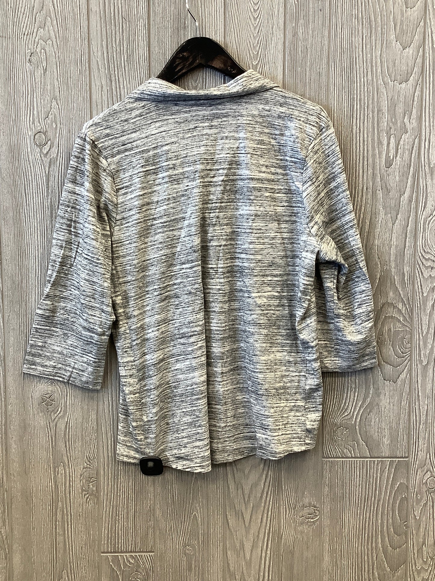 Top Long Sleeve By Sonoma In Grey, Size: Xl