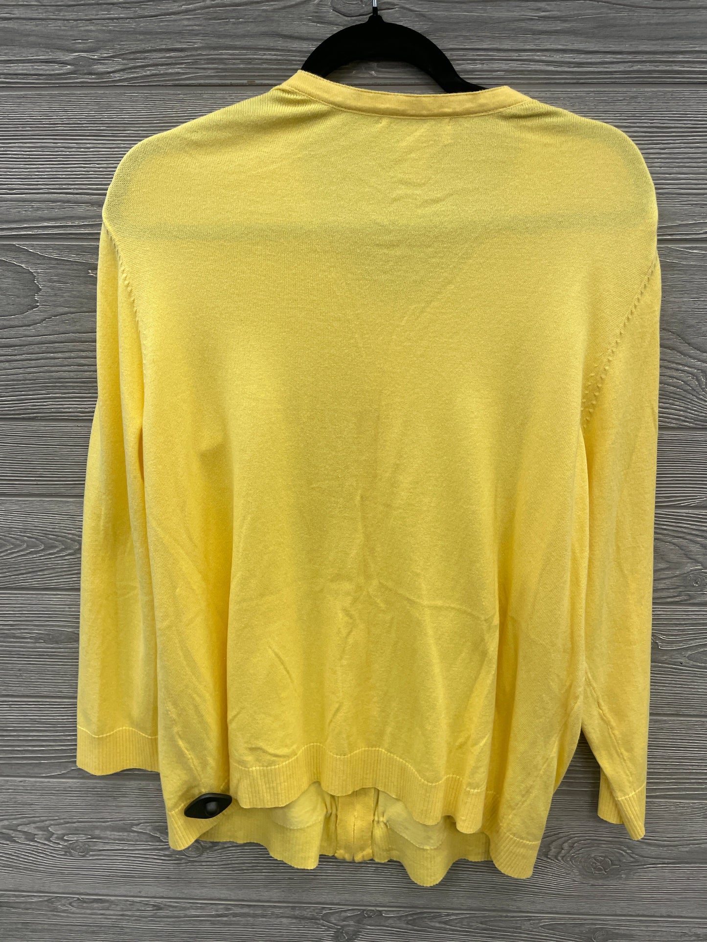 Cardigan By Cj Banks In Yellow, Size: 2x