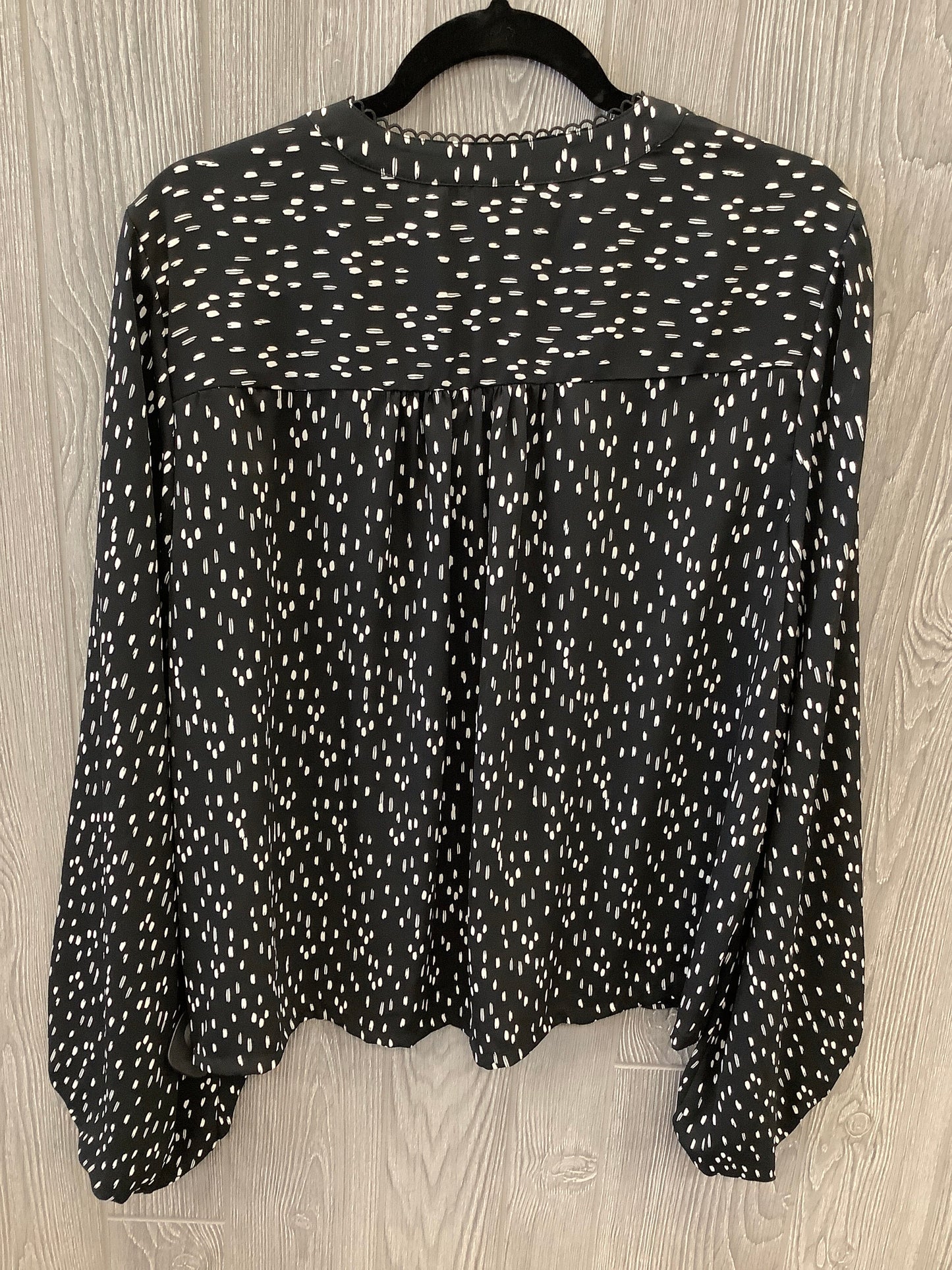 Top Long Sleeve By Worthington In Black, Size: Xl