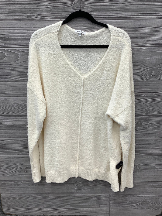 Sweater By White Birch In Cream, Size: 1x