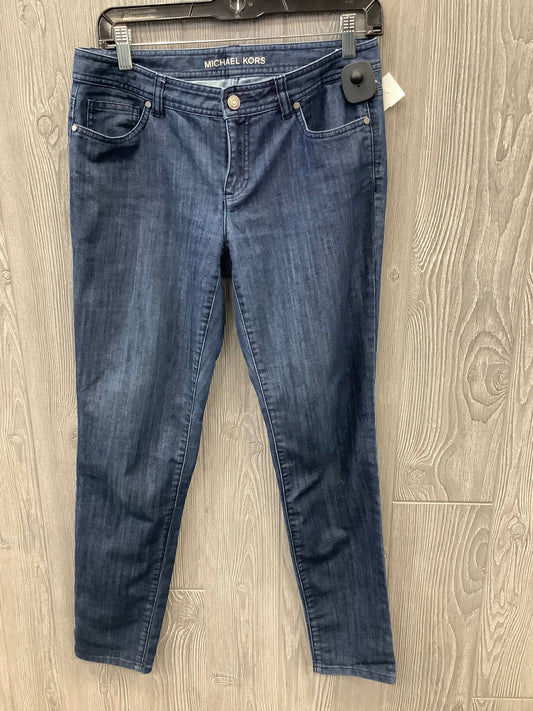 Jeans Straight By Michael Kors In Blue, Size: 6