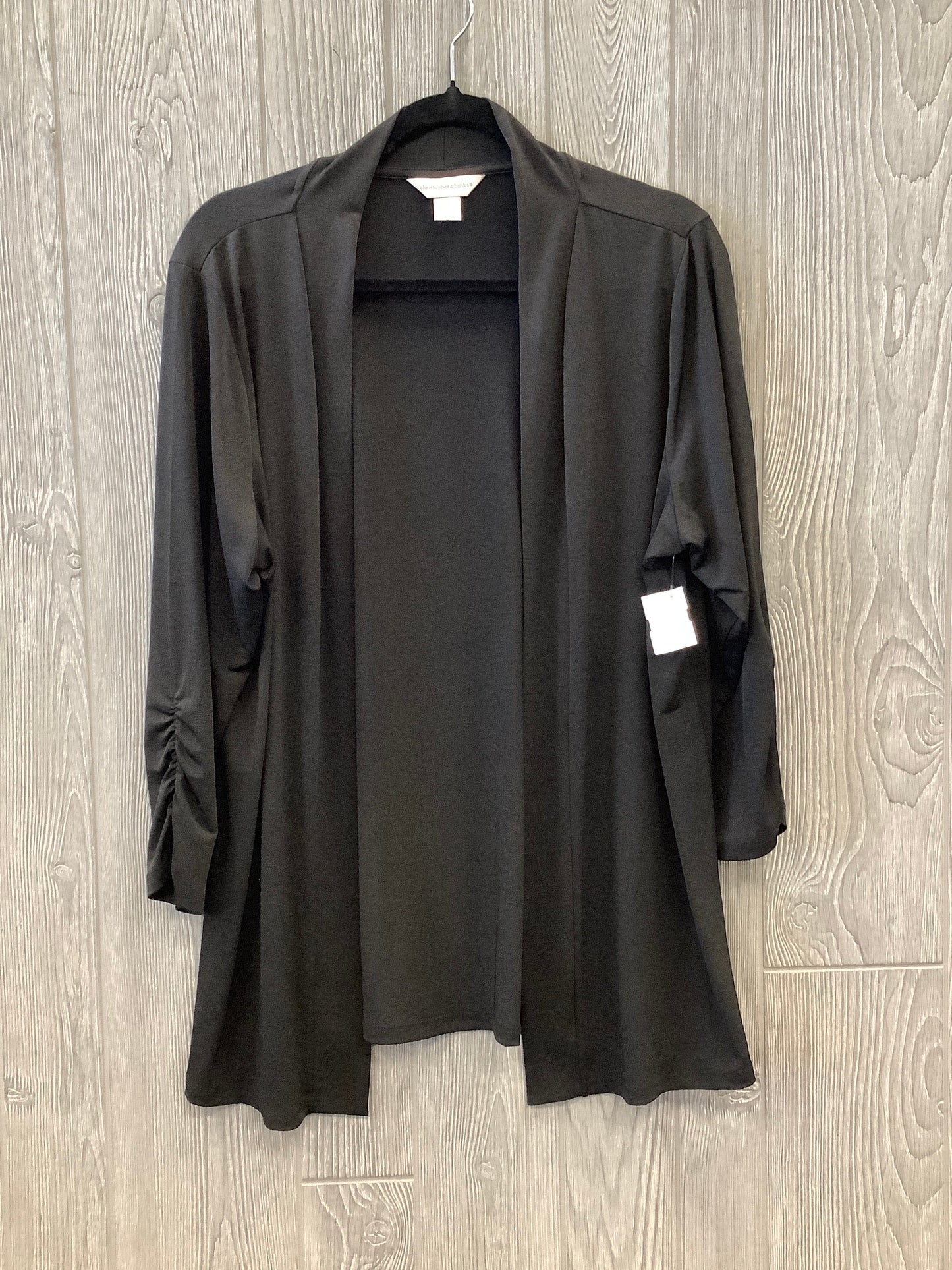 Cardigan By Christopher And Banks In Black, Size: Xl