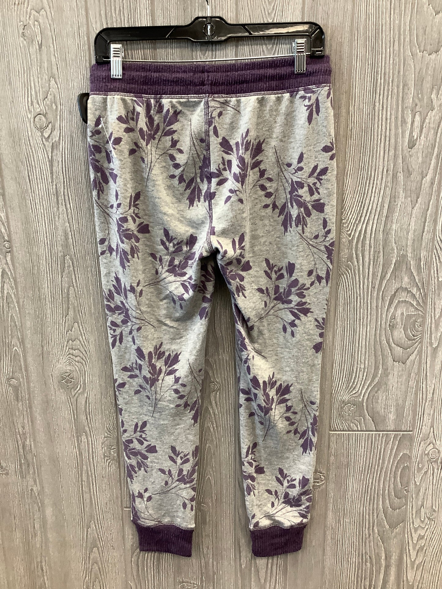 Lounge Set Pants By Clothes Mentor In Grey & Purple, Size: S