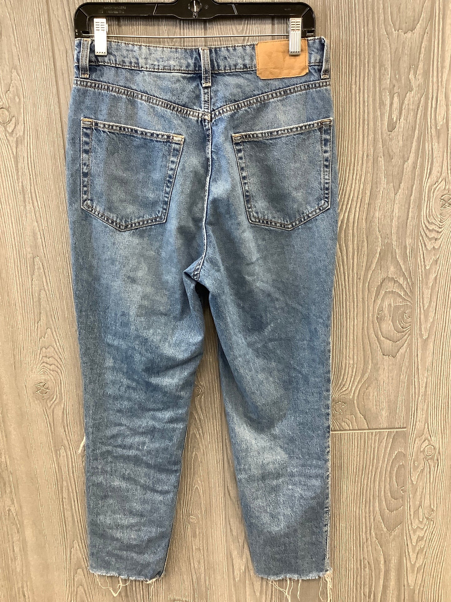 Jeans Straight By Divided In Blue Denim, Size: 8