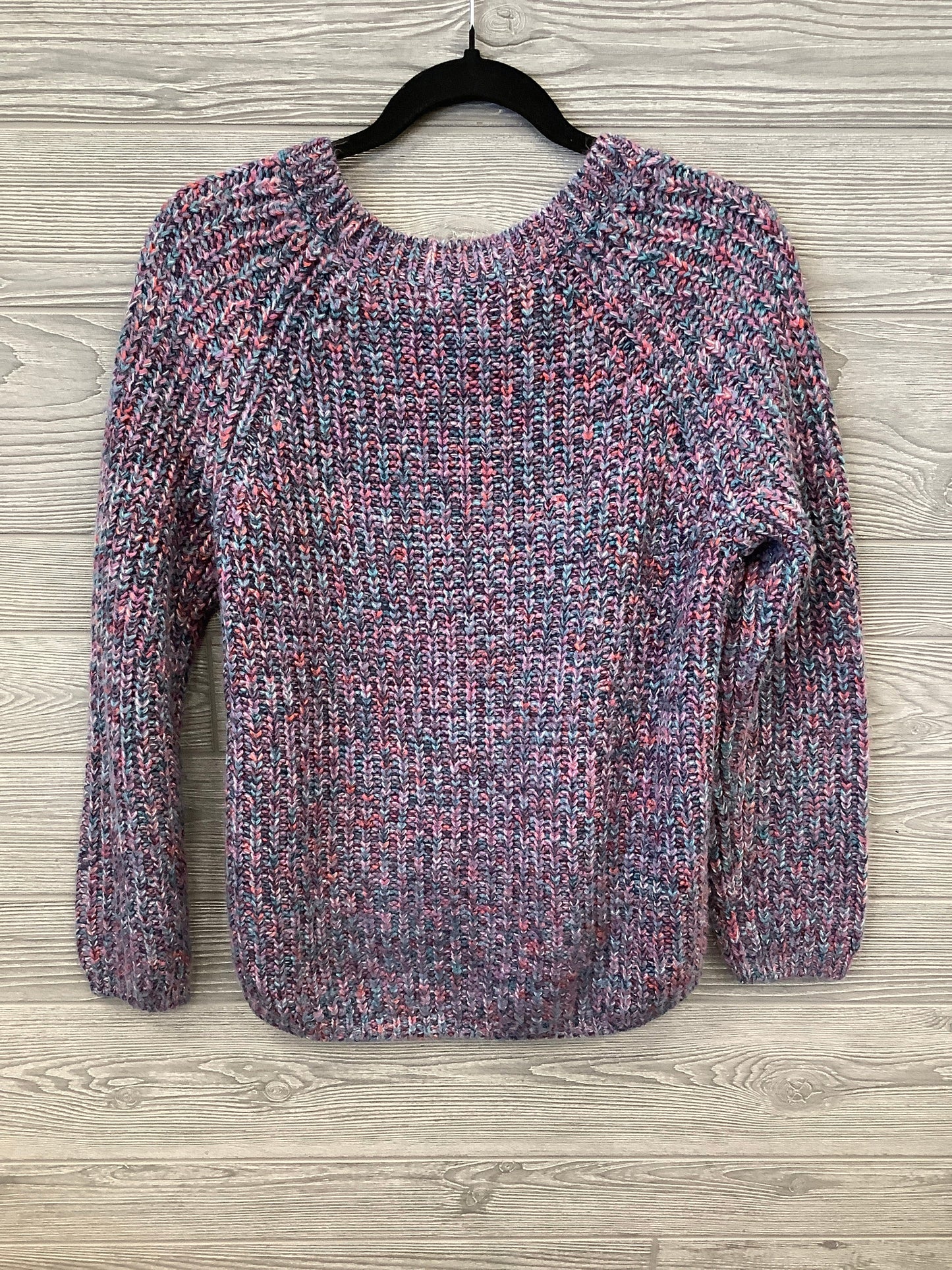 Sweater By Maurices In Blue & Pink, Size: M