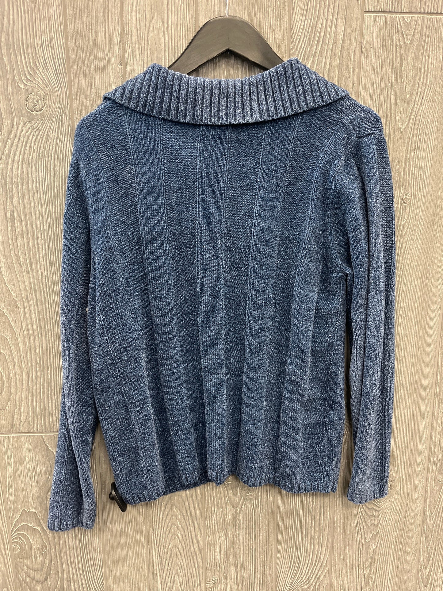 Sweater By Karen Scott In Blue, Size: M