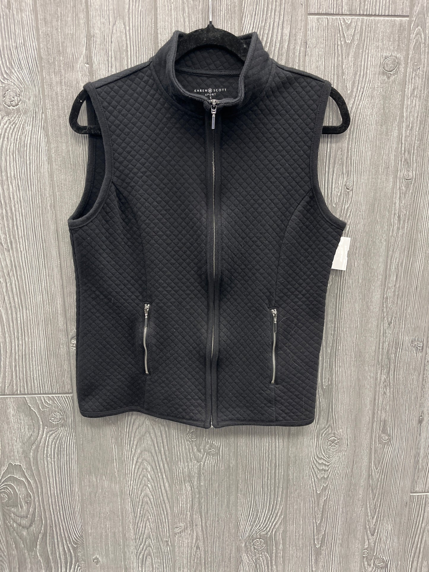 Vest Other By Karen Scott In Black, Size: S