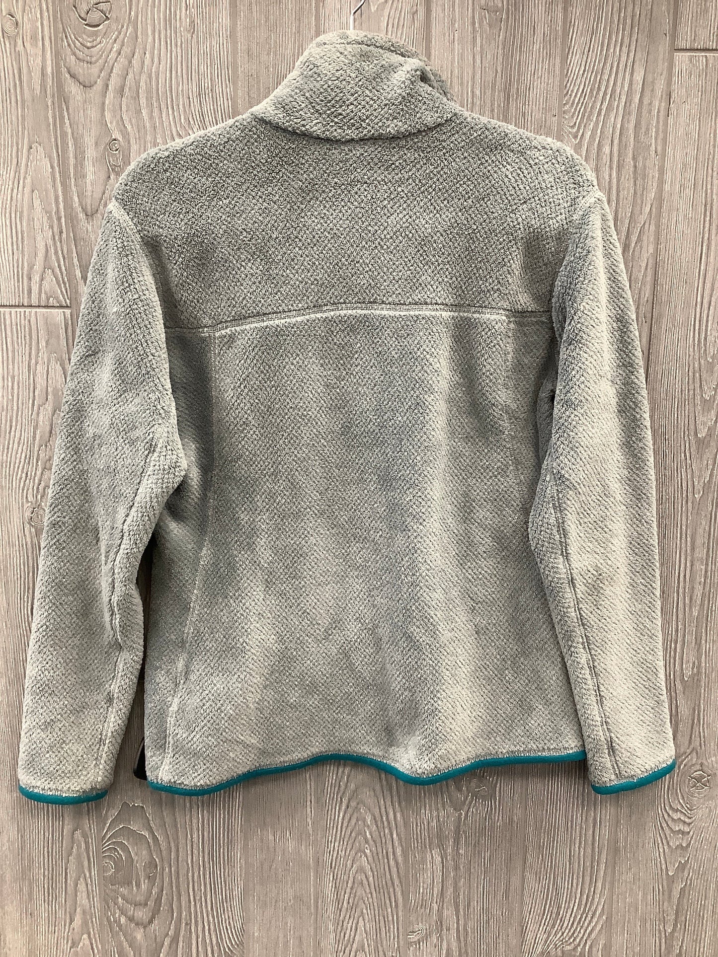 Athletic Sweatshirt Collar By Patagonia In Grey, Size: L