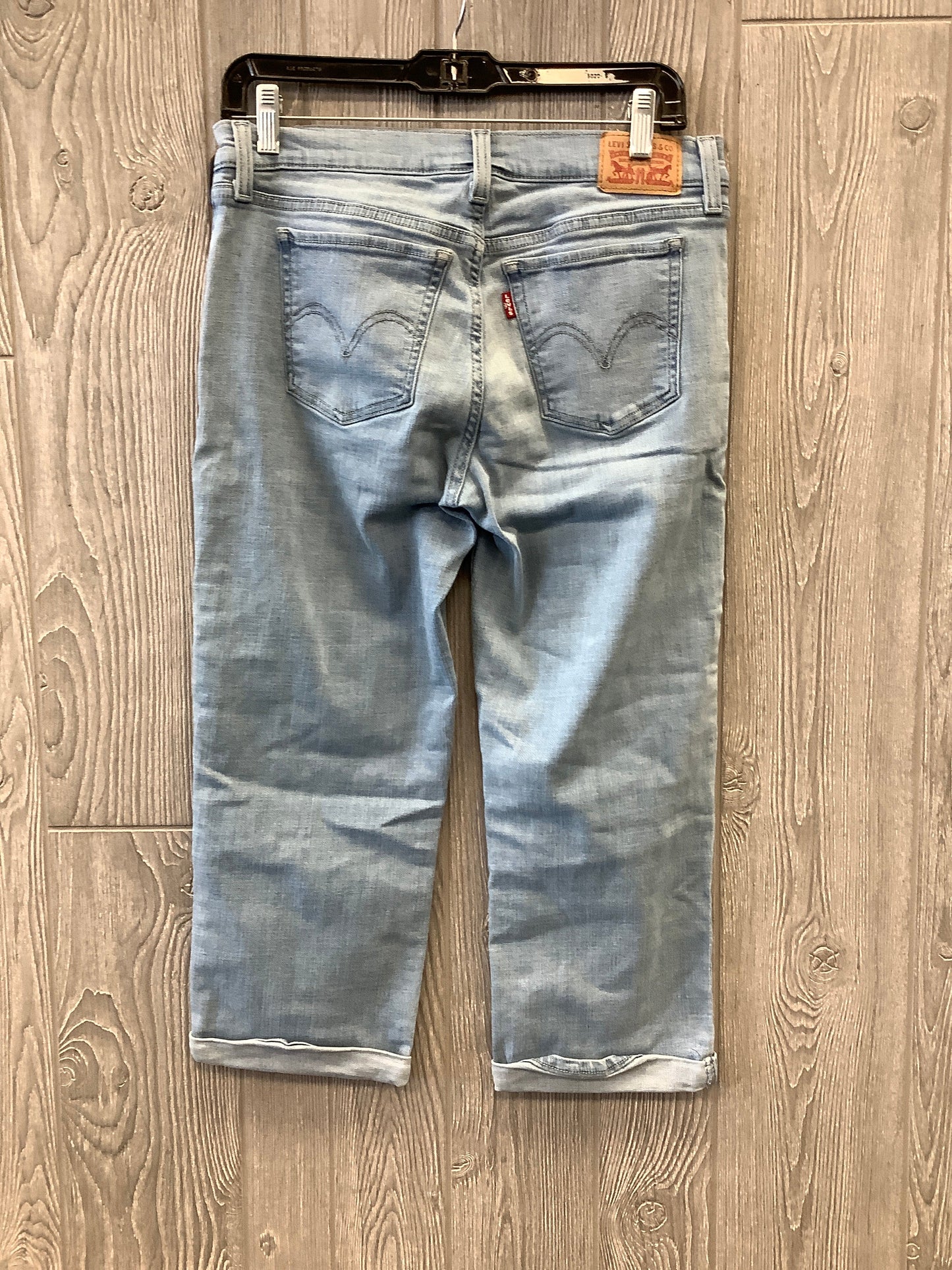 Capris By Levis In Blue Denim, Size: 4