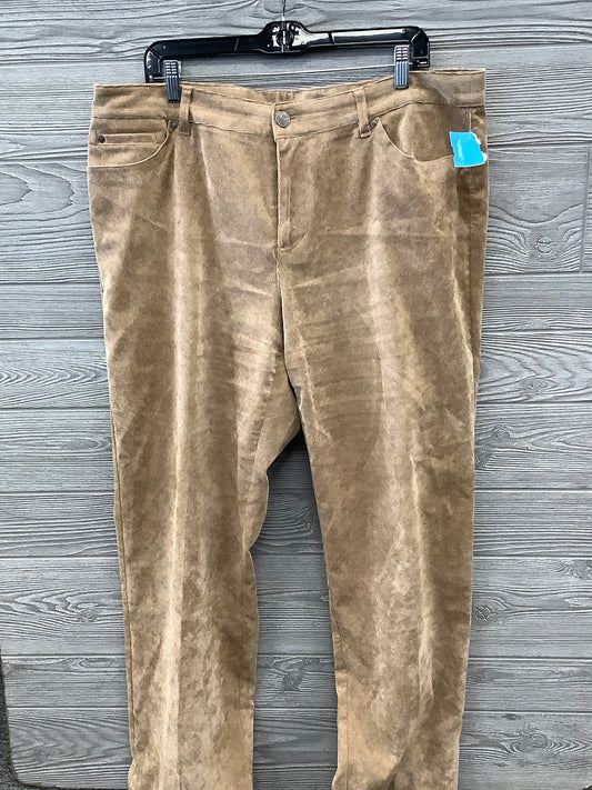 Pants Corduroy By Christopher And Banks In Brown, Size: 16