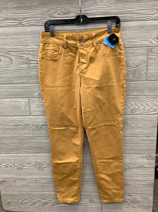 Jeans Skinny By Maurices In Yellow, Size: 8