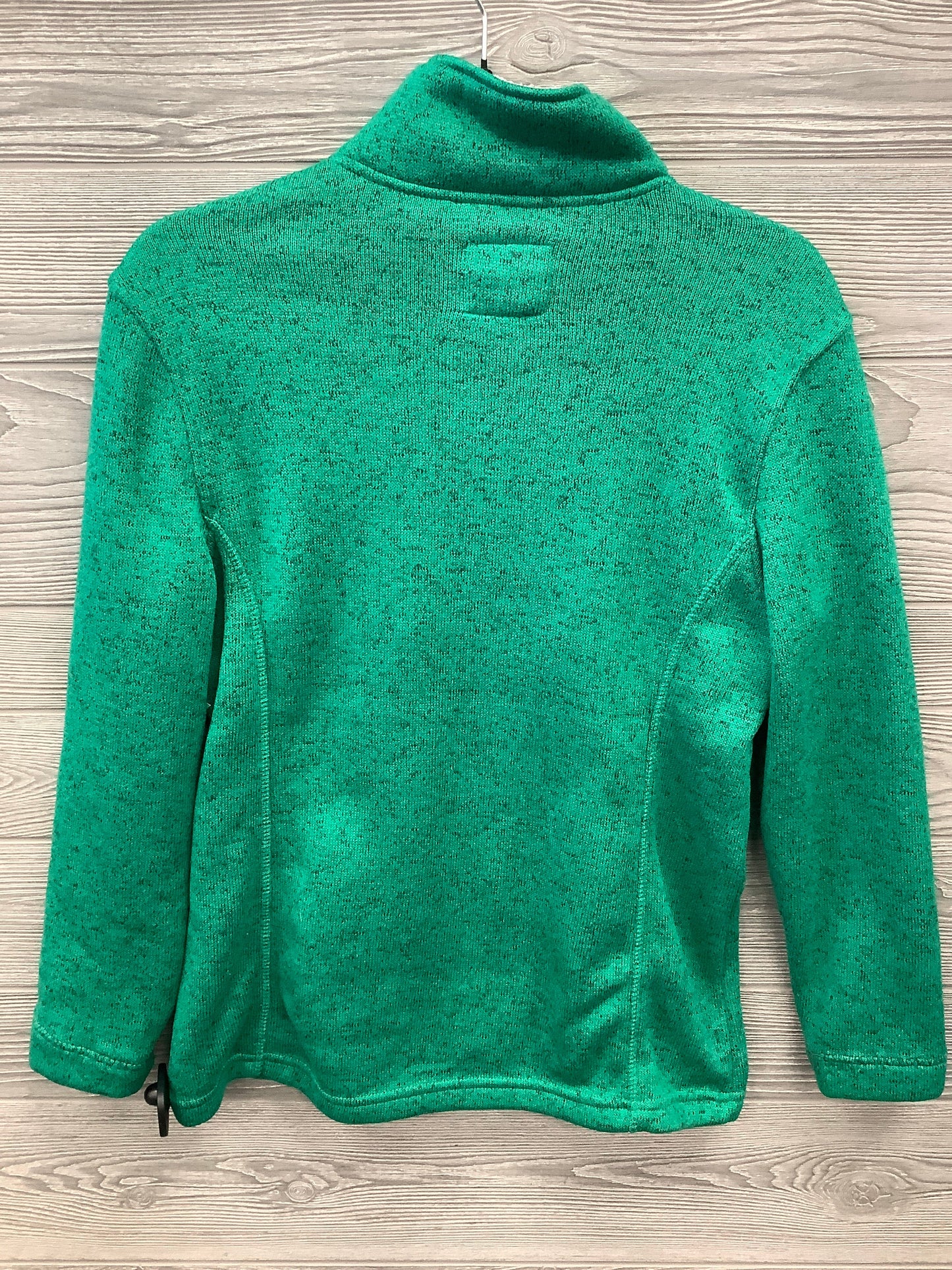 Sweatshirt Collar By Faded Glory In Green, Size: M