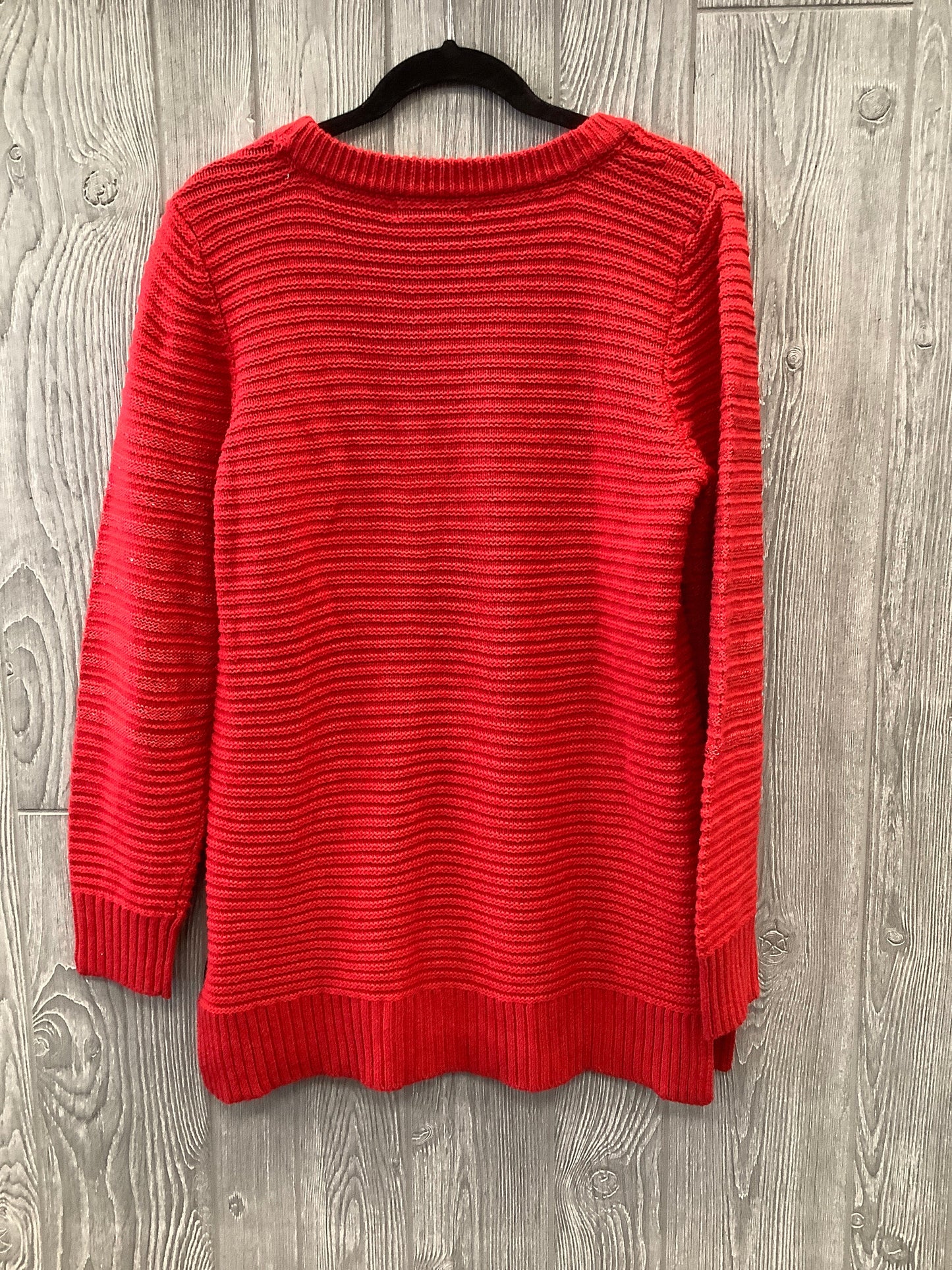 Sweater By Liz Claiborne In Red, Size: L