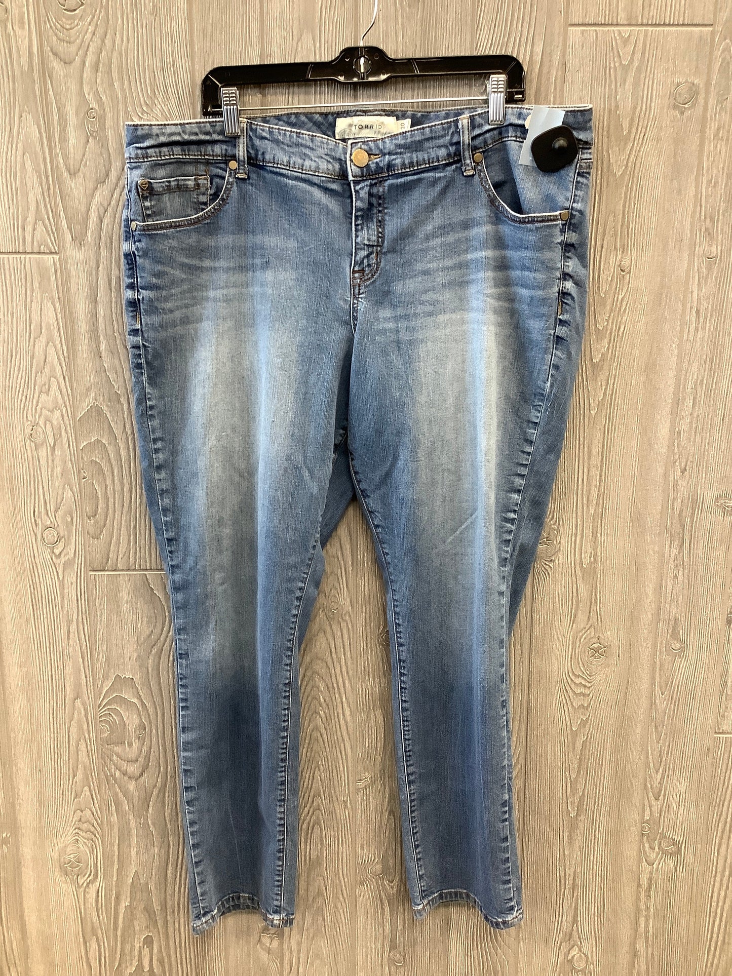 Jeans Straight By Torrid In Blue, Size: 20