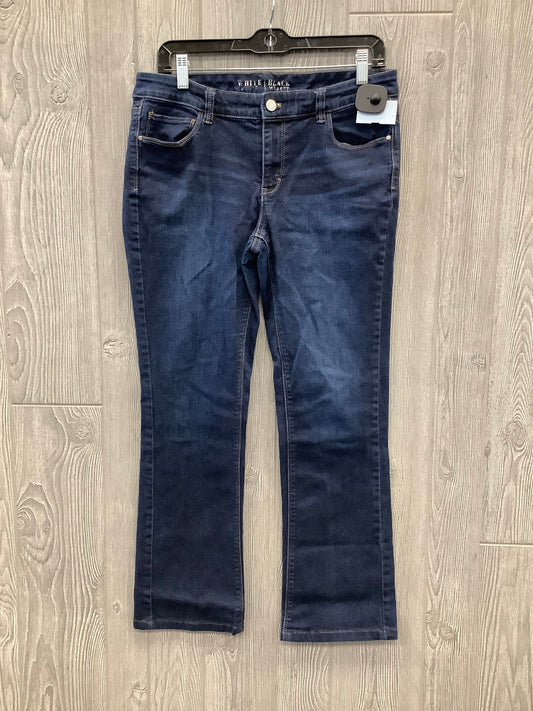 Jeans Straight By White House Black Market In Blue, Size: 10