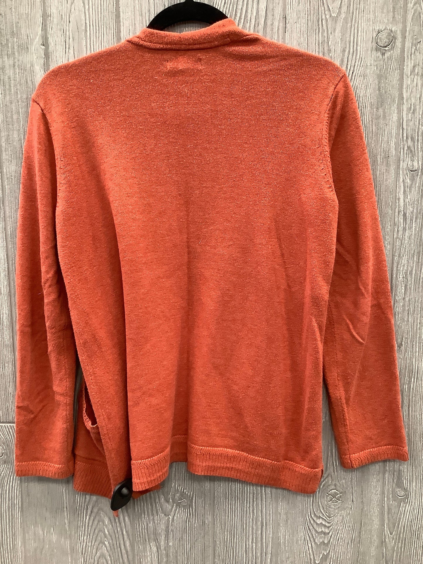 Sweater Cardigan By Croft And Barrow In Orange, Size: S