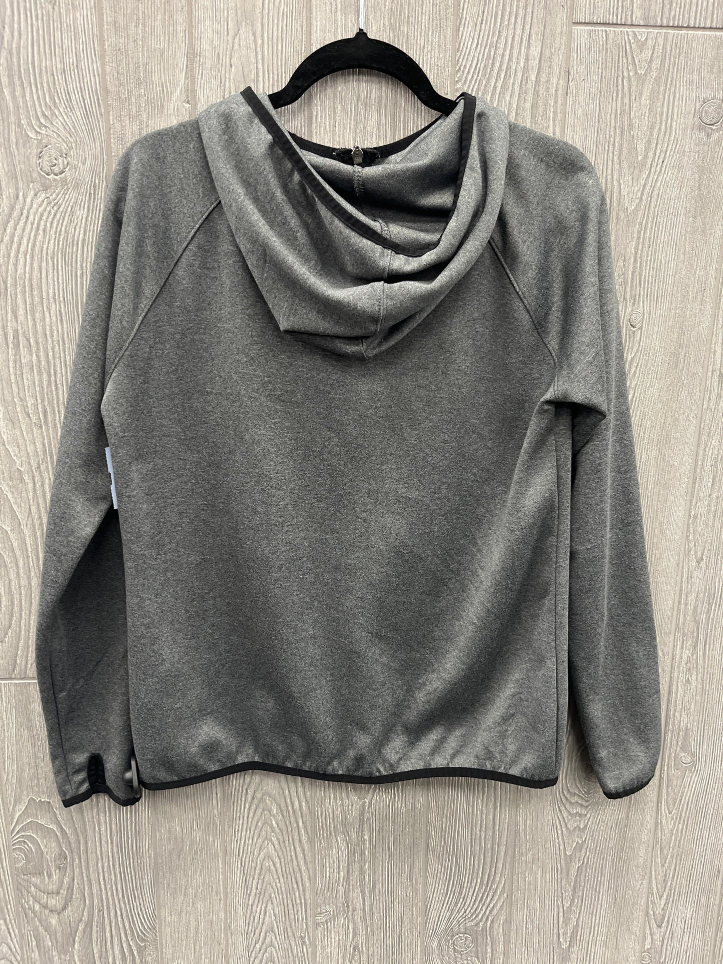 Athletic Sweatshirt Hoodie By Avia In Grey, Size: L