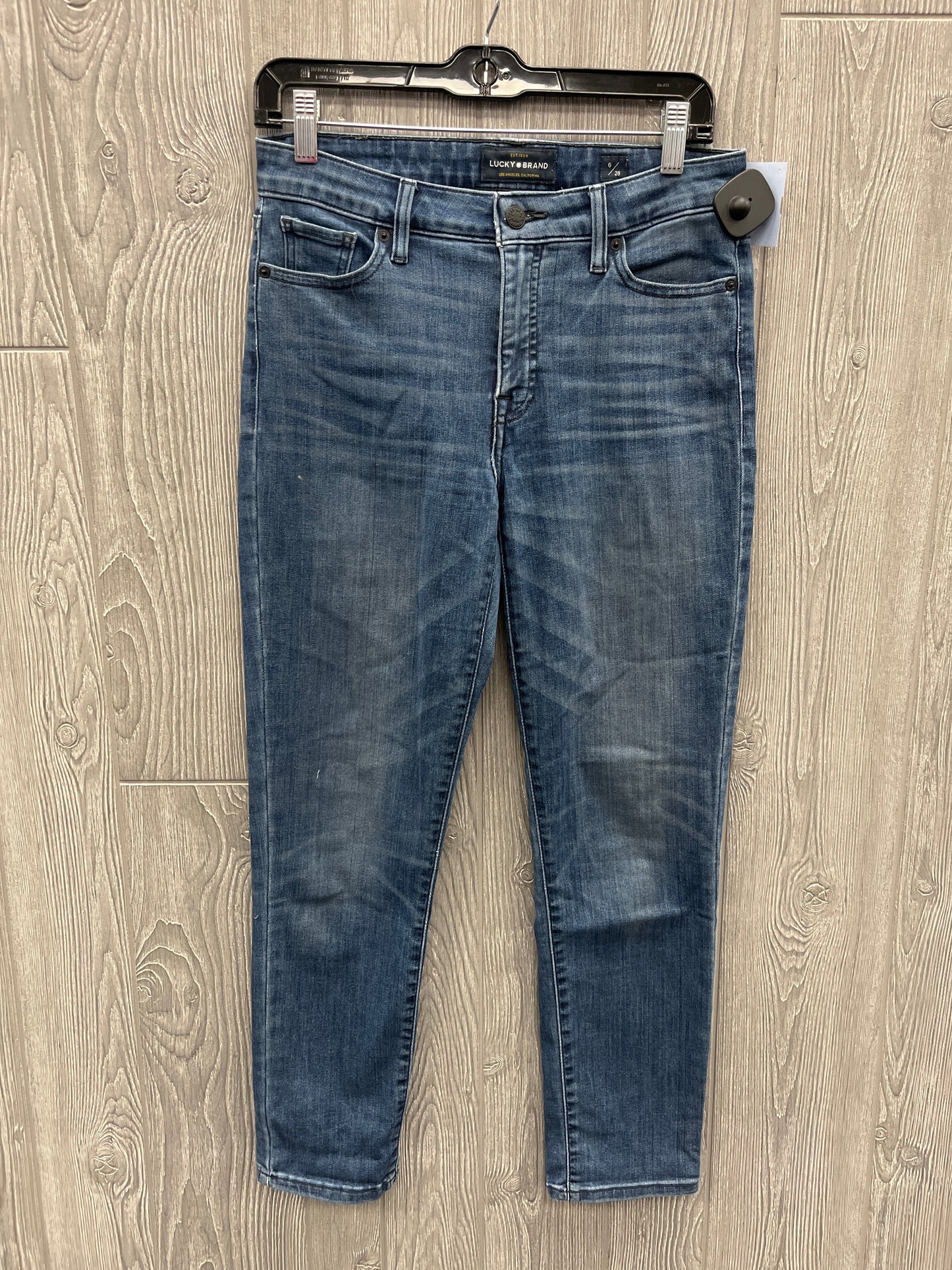 Jeans Straight By Lucky Brand In Blue, Size: 6