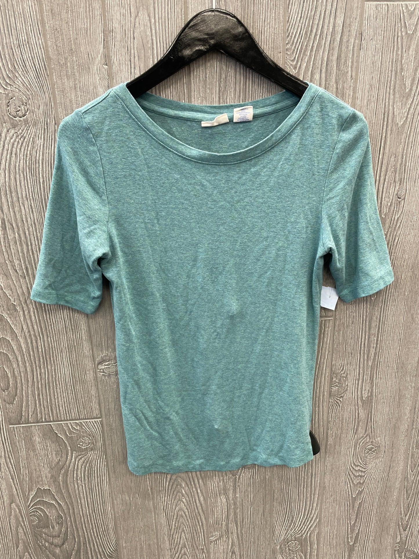 Top Short Sleeve By Sigrid Olsen In Green, Size: S