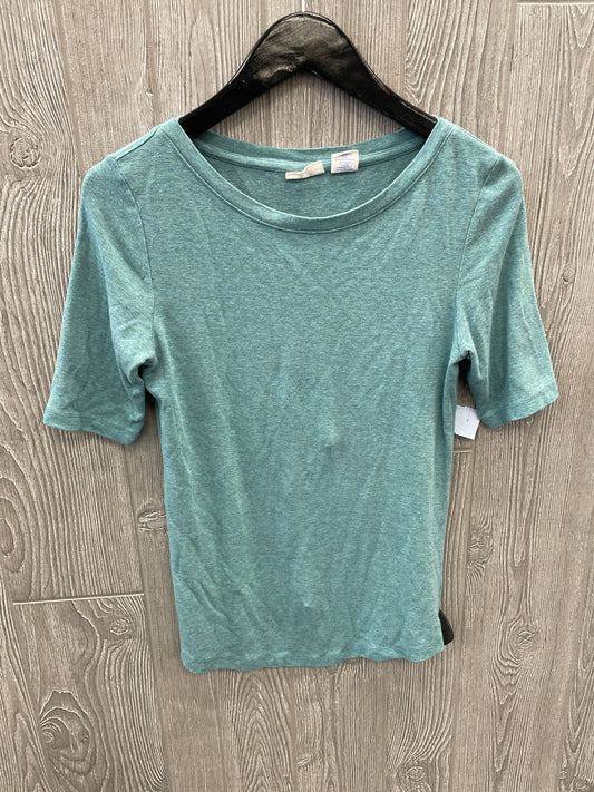 Top Short Sleeve By Sigrid Olsen In Green, Size: S