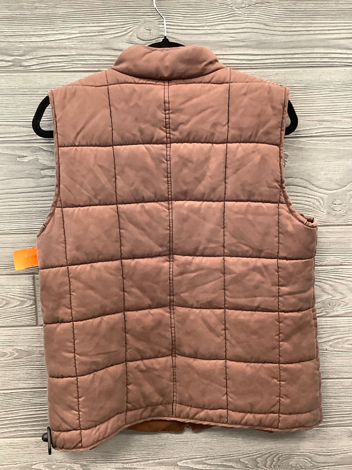 Vest Puffer & Quilted By Bke In Brown, Size: L