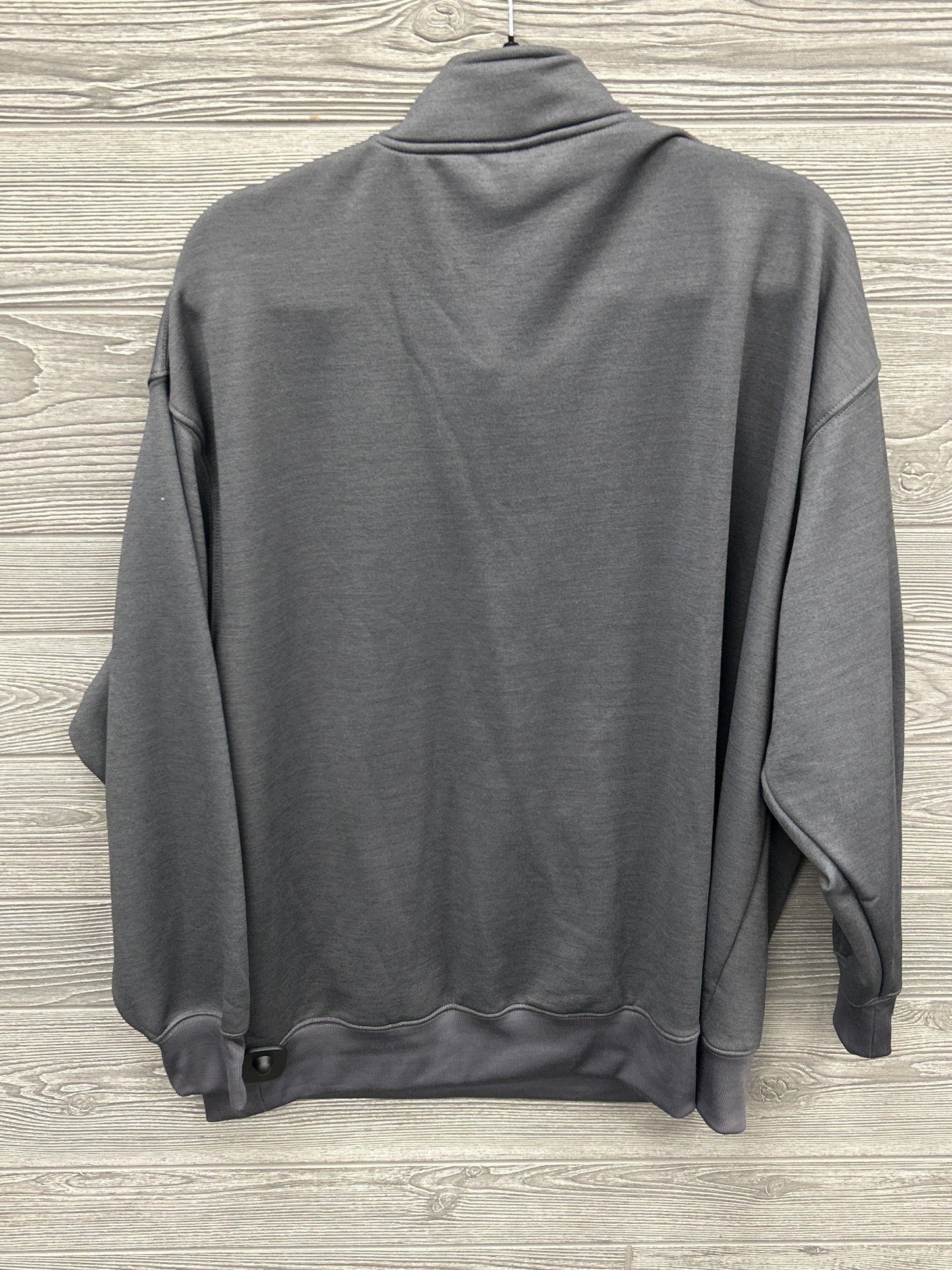 Athletic Sweatshirt Collar By Nike In Grey, Size: Xl