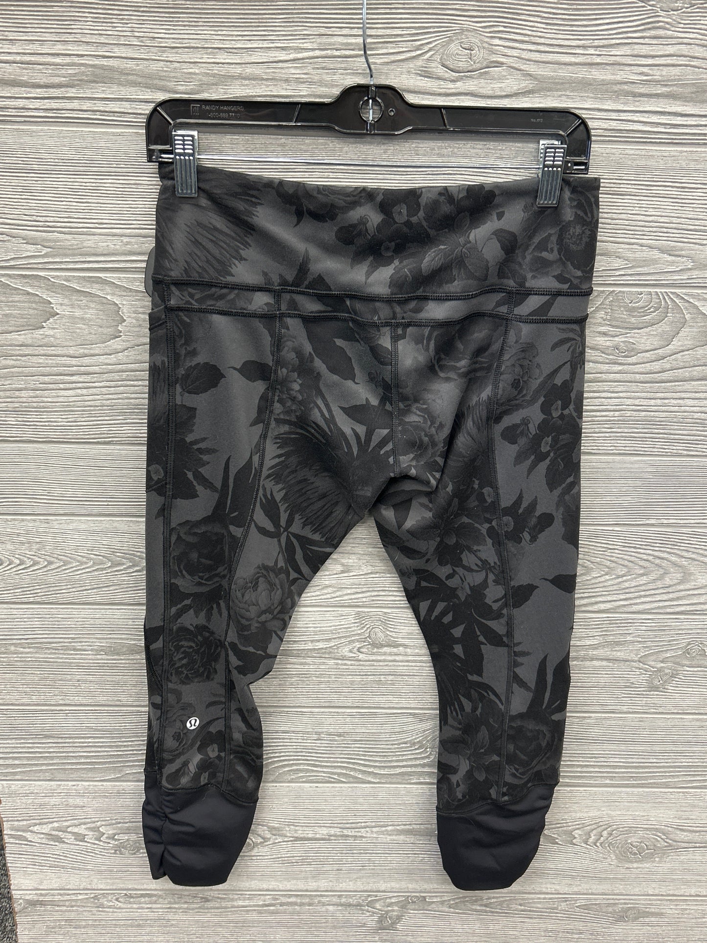 Athletic Capris By Lululemon In Black, Size: 8