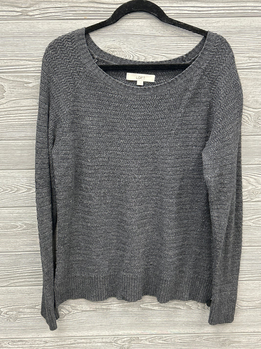 Sweater By Loft In Grey, Size: Xl