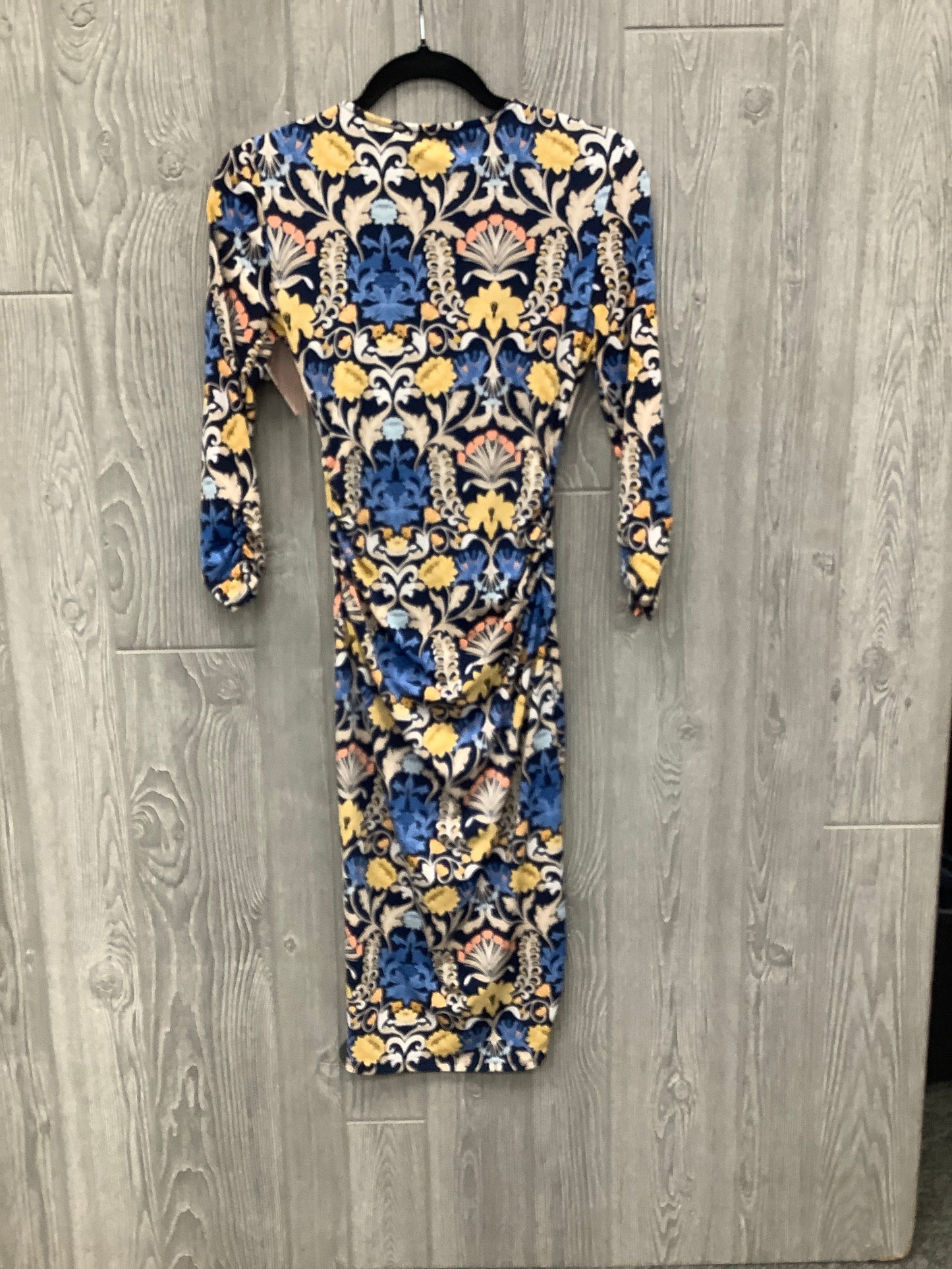 Dress Casual Midi By Inc In Blue, Size: Xs