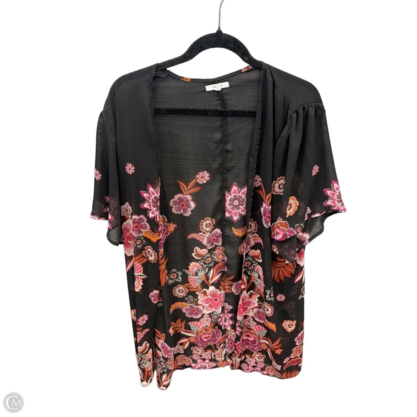 Kimono By Maurices In Black, Size: L